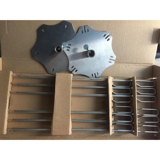 Εξαπλή Σούβλα για Κοντοσούβλι CH-BBQ-6