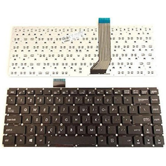 ΠΛΗΚΤΡΟΛΟΓΙΟ ΓΙΑ LAPTOP ASUS VivoBook S400 S400E S400CA S400C, 0KNB0-4620US00 US LAYOUT WITHOUT FRAME BLACK NEW