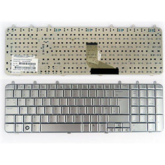 ΠΛΗΚΤΡΟΛΟΓΙΟ ΓΙΑ  LAPTOP HP PAVILLION DV7 DV7-1000 MP-07F16GB6698 PK1303X0480 UK LAYOUT SILVER NEW