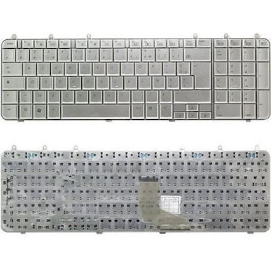 ΠΛΗΚΤΡΟΛΟΓΙΟ ΓΙΑ  LAPTOP HP PAVILLION DV7 DV7-1000 MP-07F16GB6698 PK1303X0480 US LAYOUT SILVER NEW