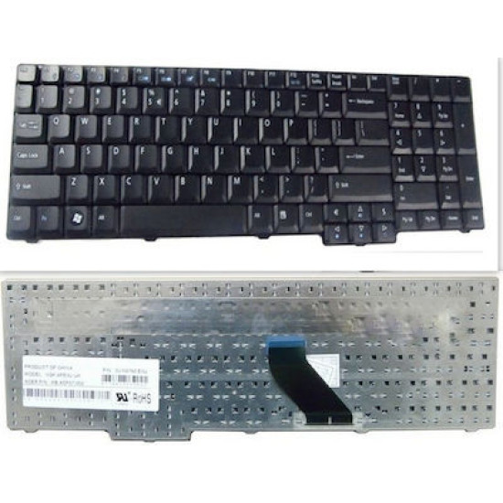 ΠΛΗΚΤΡΟΛΟΓΙΟ ΓΙΑ LAPTOP FUJITSU LIFEBOOK NH570 MP-07A53US-4421, MP-07A560034421, CP470666-01 US LAYOUT BLACK NEW