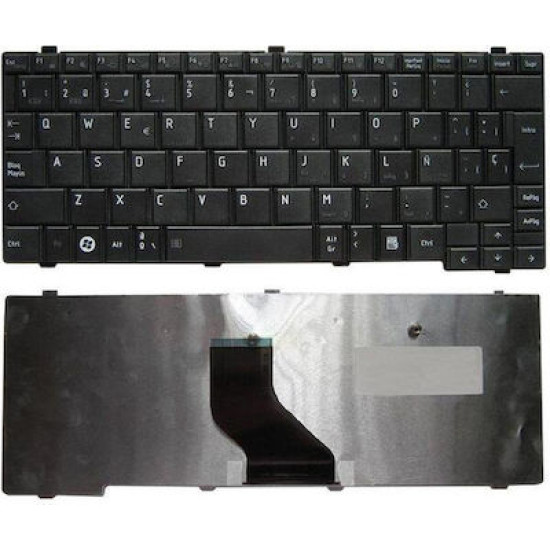 ΠΛΗΚΤΡΟΛΟΓΙΟ ΓΙΑ LAPTOP TOSHIBA NB200 NB250 NB255 NB300 NB305 NB500 NB520 NB510 NB550D T110 T115 UK LAYOUT BLACK NEW