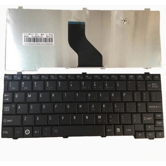 ΠΛΗΚΤΡΟΛΟΓΙΟ ΓΙΑ LAPTOP TOSHIBA NB200 NB250 NB255 NB300 NB305 NB500 NB520 NB510 NB550D T110 T115 US LAYOUT BLACK NEW