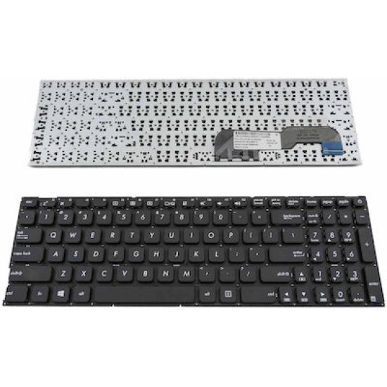 ΠΛΗΚΤΡΟΛΟΓΙΟ ΓΙΑ LAPTOP ASUS R541, X541 NO FRAME US ΜΑΥΡΟ ΚΑΙΝΟΥΡΙΟ