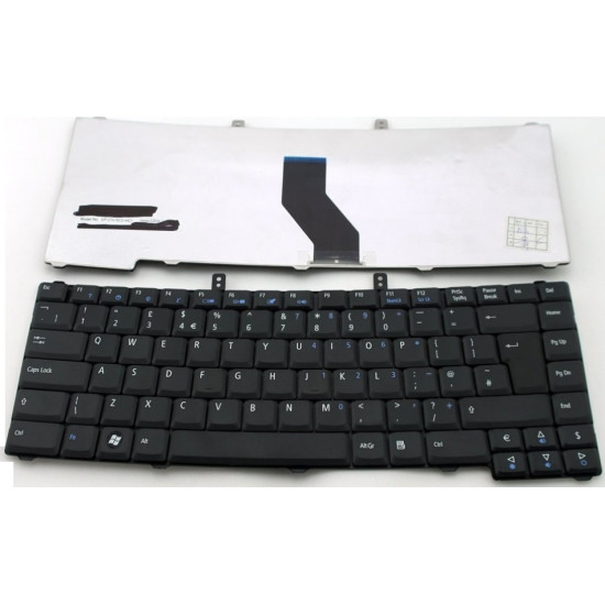 ΠΛΗΚΤΡΟΛΟΓΙΟ ΓΙΑ ΦΟΡΗΤΟ ΥΠΟΛΟΓΙΣΤΗ ACER Extensa 5420 5620 5630 Travelmate 5710 5730 7320 7720 US LAYOUT ΜΑΥΡΟ ΚΑΙΝΟΥΡΙΟ