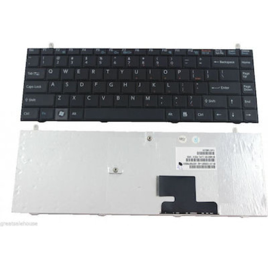 ΠΛΗΚΤΡΟΛΟΓΙΟ ΓΙΑ ΦΟΡΗΤΟ ΥΠΟΛΟΓΙΣΤΗ SONY VAIO VGN FZ15, FZ17, FZ19, FZ25, FZ37, FZ38, US LAYOUT ΜΑΥΡΟ ΚΑΙΝΟΥΡΙΟ