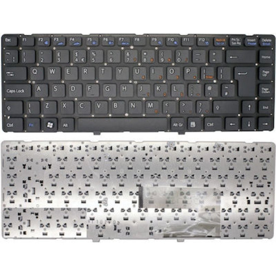 ΠΛΗΚΤΡΟΛΟΓΙΟ ΓΙΑ ΦΟΡΗΤΟ ΥΠΟΛΟΓΙΣΤΗ SONY VAIO VGN-NW VGN-NW21MF VGN-NW21SF US LAYOUT ΧΩΡΙΣ FRAME ΜΑΥΡΟ ΚΑΙΝΟΥΡΙΟ