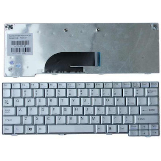 ΠΛΗΚΤΡΟΛΟΓΙΟ ΓΙΑ ΦΟΡΗΤΟ ΥΠΟΛΟΓΙΣΤΗ SONY VAIO VPCM VPC-CM Series (V091978CS1 A-178-300-7A) US LAYOUT ΑΣΗΜΙ ΚΑΙΝΟΥΡΙΟ