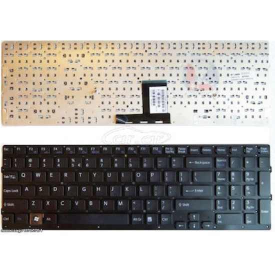 ΠΛΗΚΤΡΟΛΟΓΙΟ ΓΙΑ ΦΟΡΗΤΟ ΥΠΟΛΟΓΙΣΤΗ SONY Vaio VPC-EB Vaio Pcg-61511T US LAYOUT ΜΕ FRAME ΜΑΥΡΟ ΚΑΙΝΟΥΡΙΟ