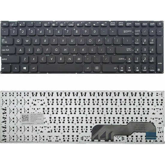 Πληκτρολόγιο Laptop ASUS Vivobook X541U X541UA X541SC without Frame ΜΑΥΡΟ ΚΑΙΝΟΥΡΙΟ US Layout