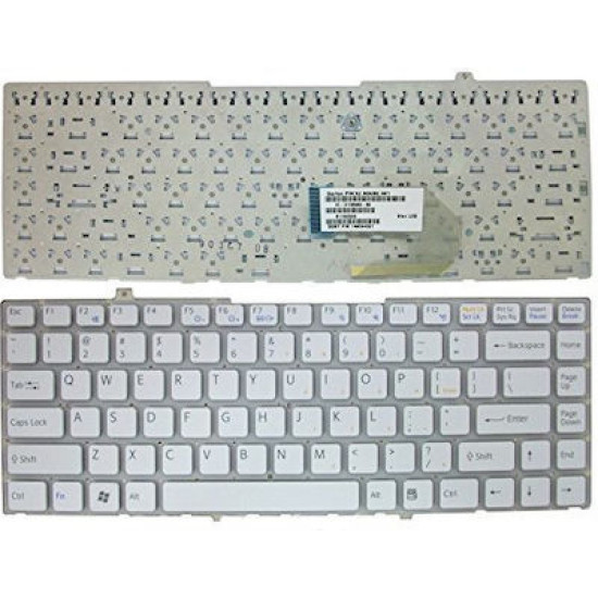 ΠΛΗΚΤΡΟΛΟΓΙΟ ΓΙΑ ΦΟΡΗΤΟ ΥΠΟΛΟΓΙΣΤΗ SONY VAIO VGN-FW 148084121 148084132 148084172 148084181 148084182 148084211 148084221 148084222 148084241 148084242 148084251 148084262 148084312 148084331 148084332 148084351 148084511 148084521  US LAYOUT ΜΕ ΑΣΗΜΙ FRA
