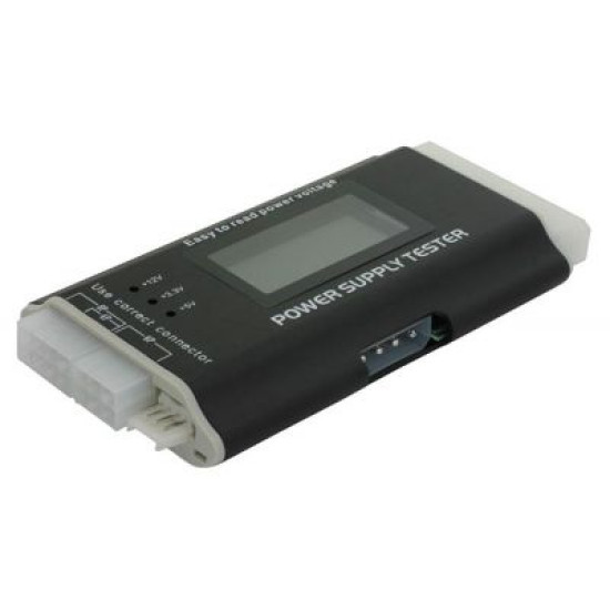 Συσκευή ελέγχου τροφοδοτικού PC . Power supply tester IV . Έλεγχος τροφοδοτικών ATX , BTX , ITX
