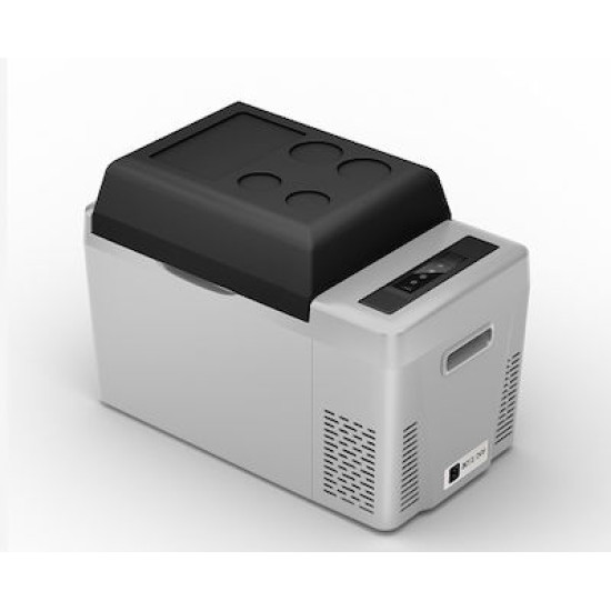 Φορητό Ψυγείο Αυτοκινήτου AJL C27W , 27 λίτρων με  compressor και φρεον R134A . Ρύθμιση θερμοκρασίας + 10 έως - 22 βαθμοί . Τάση τροφοδοσίας 12 V , 24 V , 220 V . Κατανάλωση ρεύματος 45 W .  Εξωτερικές διαστάσεις προϊόντος  57 X 32 X 37 cm .